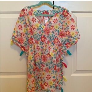Cat and Jack swim coverup Floral vacation 10/12